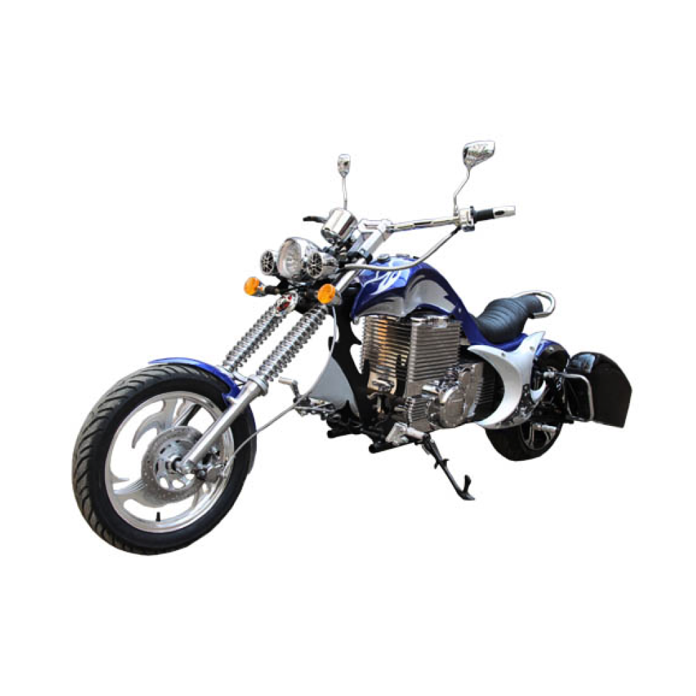 Купить электромотоцикл GreenCamel Chopper C200, 72V 3000W R15 Черный в ...