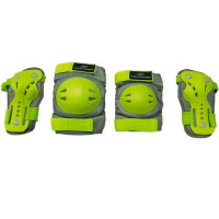 Набор защиты Tech Team Safety line 500, цвет зеленый (размер M)