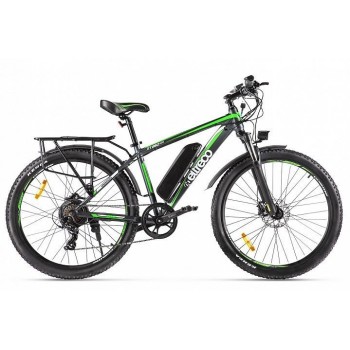 Велогибрид Eltreco XT 850 new (серо-зеленый)