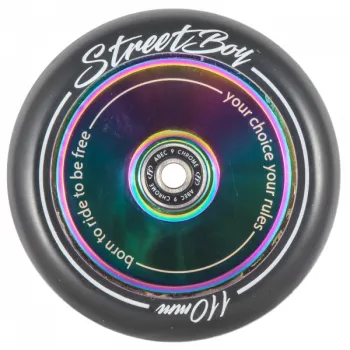 КОЛЕСО HOLLOW 110 MM STREET BOY Нео-хром